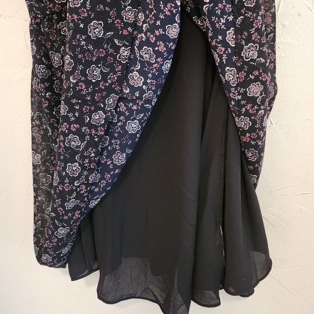 Madewell Navy Floral Dress - Picture 3 of 9
